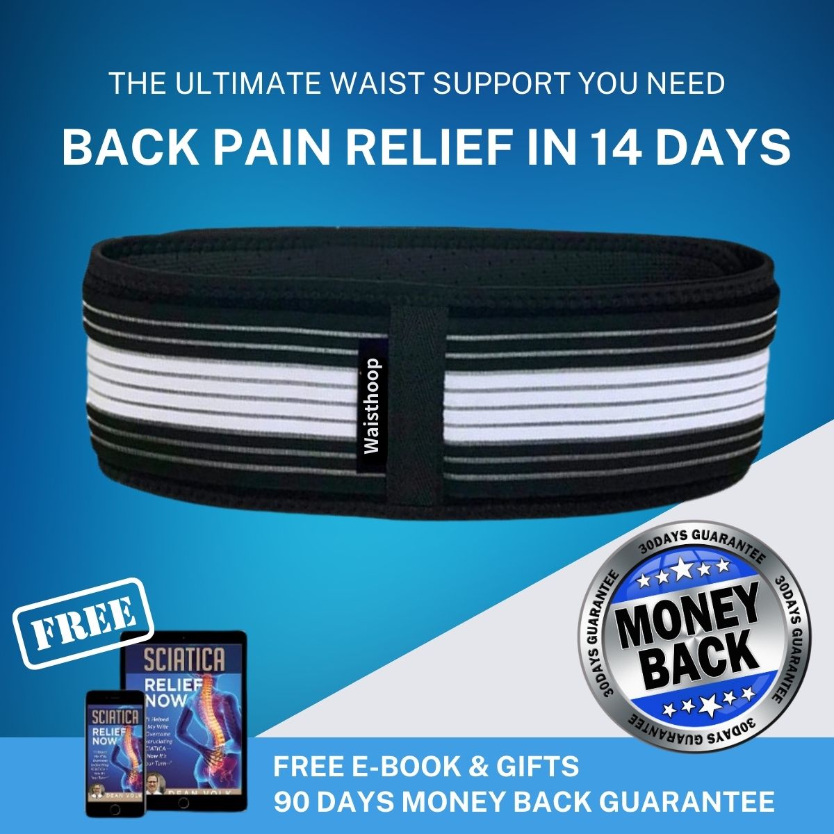 WaistBrace Lite - Back Pain Relieve in 14 days