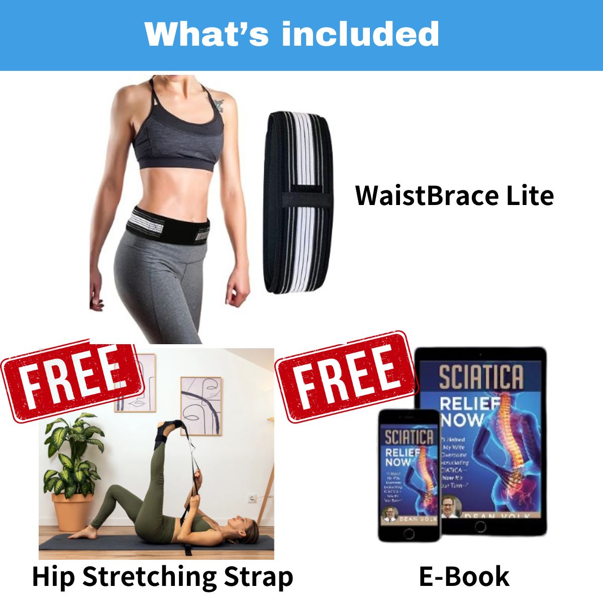 WaistBrace Lite - Back Pain Relieve in 14 days